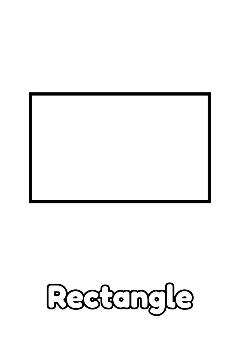 Rectangle coloring page preview