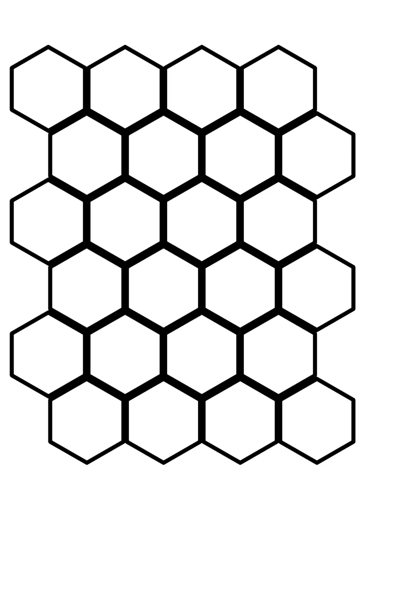 Honeycomb coloring page preview