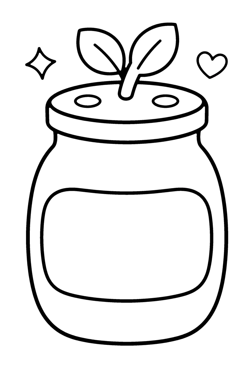 Bug Jar coloring page preview