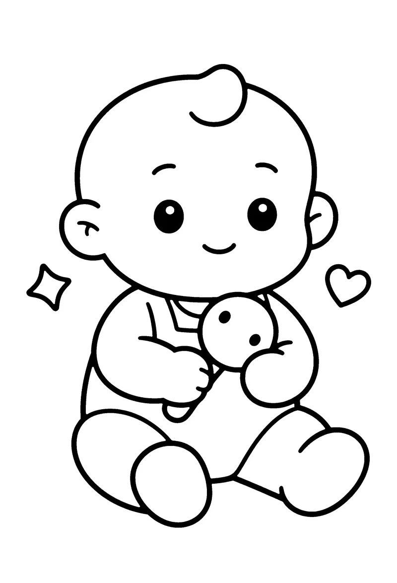 Family Coloring Pages for Preschoolers coloring page preview